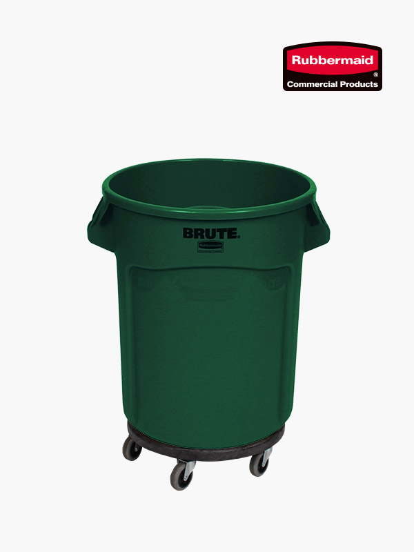 벤티드 브루트 돌리 세트 (75L/121L/166L) 이동식 휴지통 원두보관 컨테이너