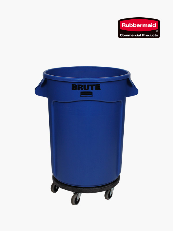 벤티드 브루트 돌리 세트 (75L/121L/166L) 이동식 휴지통 원두보관 컨테이너