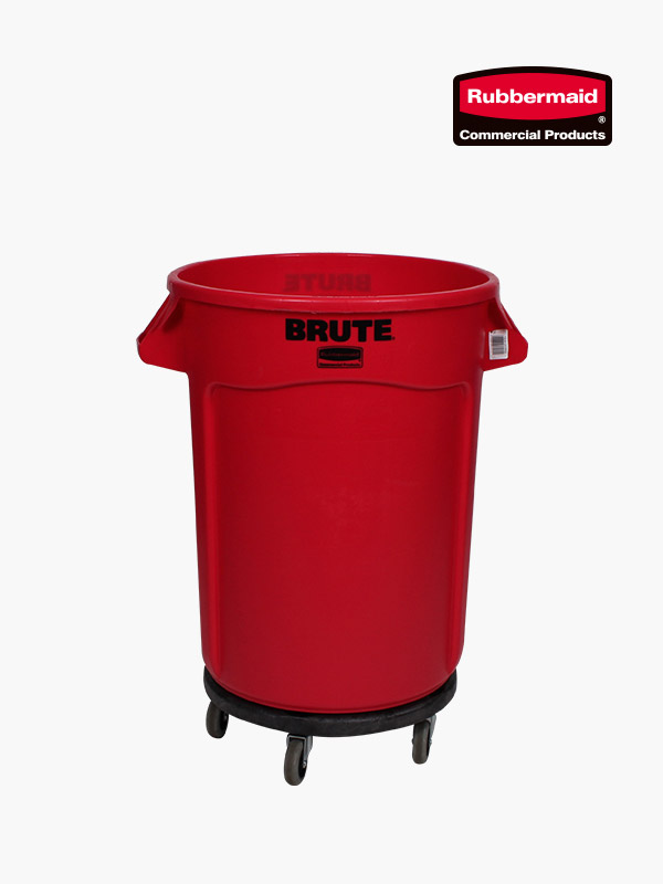 벤티드 브루트 돌리 세트 (75L/121L/166L) 이동식 휴지통 원두보관 컨테이너