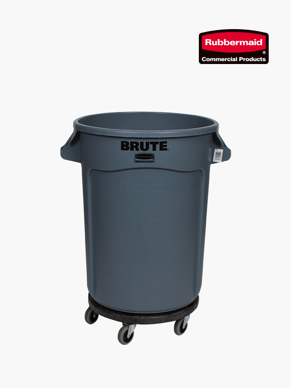 벤티드 브루트 돌리 세트 (75L/121L/166L) 이동식 휴지통 원두보관 컨테이너