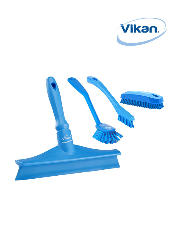 주방 씽크대 욕실청소 실속 4종세트 A타입(실리콘 스퀴지+핸드솔(소)+자루솔(중)+틈새브러쉬(하드))