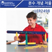 분수 개념 저울 Rainbow Fraction® Math Balance [LER 2498]