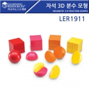 자석 3D 분수 모형 Magnetic 3-D Fraction Shapes [LER 1911]