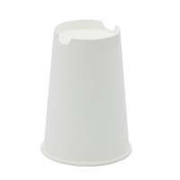 손전등 받침대용 종이컵 (바닥에 U자 홈을 파놓은 종이컵)
