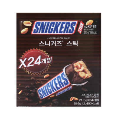 스니커즈 스틱 21.5g*24입