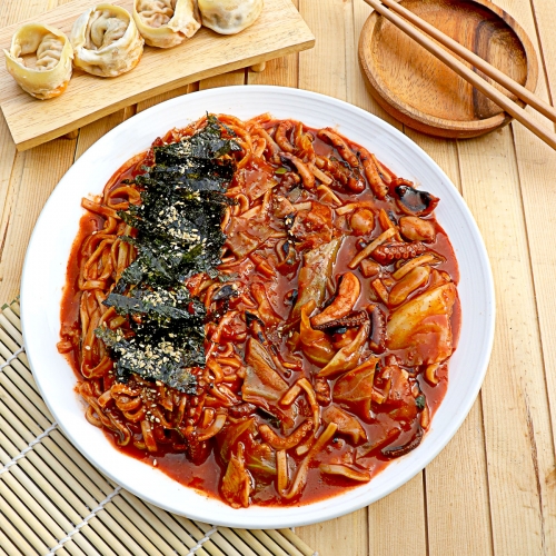 낙지 비빔칼국수 (2인분)