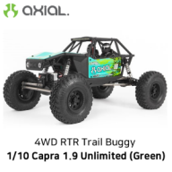 AXI03000T2 (카프라 조립완료 버전) AXIAL 1/10 Capra 1.9 Unlimited 4WD RTR Trail Buggy, Green