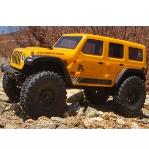 AXI00002T2 AXIAL 1/24 SCX24 2019 Jeep Wrangler JLU CRC Rock Crawler 4WD RTR, Yellow