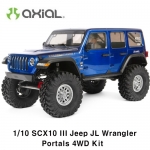 AXI03007 (지프 JL 랭글러) 1/10 SCX10 III Jeep JL Wrangler with Portals 4WD Kit