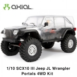 AXI03007 (지프 JL 랭글러) 1/10 SCX10 III Jeep JL Wrangler with Portals 4WD Kit