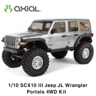 AXI03007 (지프 JL 랭글러) 1/10 SCX10 III Jeep JL Wrangler with Portals 4WD Kit