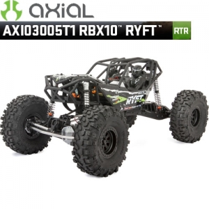 AXI03005T2 AXIAL 1/10 RBX10 Ryft 4WD Brushless Rock Bouncer RTR, Black