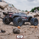 ARA4105V4T2 ARRMA 1/10 VORTEKS 4X2 BOOST MEGA 550 Brushed Stadium Truck RTR, Black