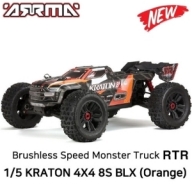 ARA110002T2 [DX3 조종기포함 버전] ARRMA 1/5 KRATON 4X4 8S BLX Brushless Speed Monster Truck RTR, Orange