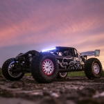 LOS03027T2 LOSI 1/10 Tenacity DB Pro 4WD Desert Buggy Brushless RTR with Smart, Fox Racing