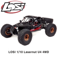 LOS03028T2 레이저넛 LOSI 1/10 Lasernut U4 4WD Brushless RTR with Smart ESC