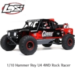 LOS03030T1 [해머레이] 1/10 Hammer Rey U4 4WD Rock Racer Brushless RTR with Smart and AVC, Red