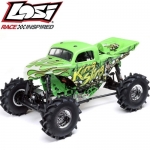 LOS04024T1 LOSI 1/8 LMT 4WD Solid Axle Mega Truck Brushless RTR, King Sling 조종기 포함