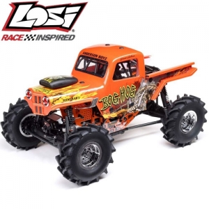 LOS04024T2 LOSI 1/8 LMT 4WD Solid Axle Mega Truck Brushless RTR, Bog Hog 조종기 포함