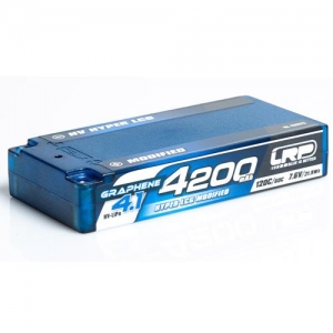 432273 HV Hyper LCG Modified Shorty GRAPHENE-4.1 4200mAh Hardcase - 7.6V LiPo - 120C/60C