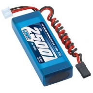 430351 (XRAY, SWORK, Mugen, 어소시, 8ight-X, 서펜트) 430351 LRP LiPo 2500 RX-Pack 2/3A Straight - RX-Only - 7.4V