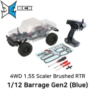 ECX01011 [미조립 버전]1.9 4WD Barrage Brushed: Kit