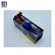 RFI6601204XEC5 Li-Po 4 Cells 14.8V Hard Case 6600mAh 120C-240C EC5