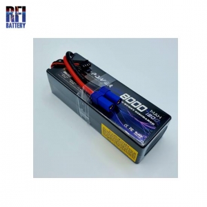 RFI8001203XEC5 Li-Po 3 Cells 11.1V Hard Case 8000mAh 120C-240C EC5