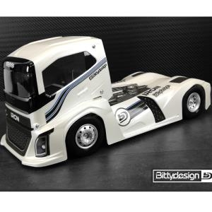 BDTRK-190IRO 미도색 BITTY DESIGN - IRON 1/10 Truck 190mm Body (레이싱 트럭바디, Clear)