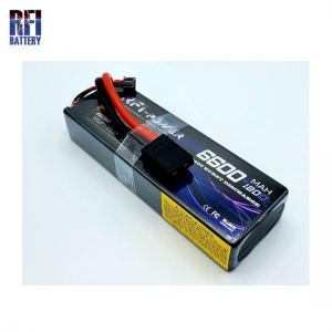 RFI6601202XTRX Li-Po 2 Cells 7.4V Hard Case 6600mAh 120C-240C TRAXXAS