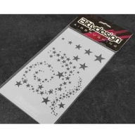BDSTC-021 (재사용 가능) Vinyl stencil Stars V2