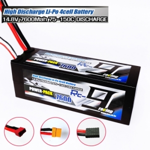 14141414 알씨구 배터리 리튬7600mAh 75-150C 14.8V(4S)RC9 BATTERY