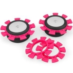 J-2212-4 JConcepts – Satellite Tire Gluing Rubber Bands – Pink (Fits 1/10th, SCT and 1/8th buggy)