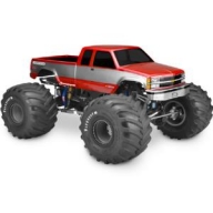 J-0339 미도색 JConcepts 1988 Chevy Silverado Extended Cab Monster Truck Body (Clear)