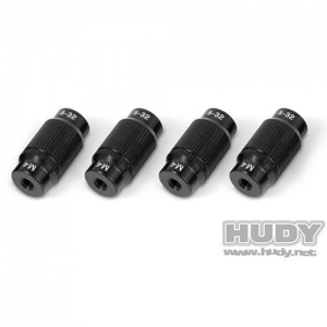 108960 HUDY ALU NUT FOR 1/10 OFF-ROAD SET-UP SYSTEM (4)