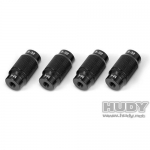 108960 HUDY ALU NUT FOR 1/10 OFF-ROAD SET-UP SYSTEM (4)