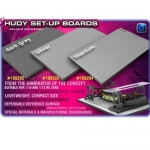 108205 HUDY FLAT SET-UP BOARD FOR 1/10 TOURING CARS - DARK GREY