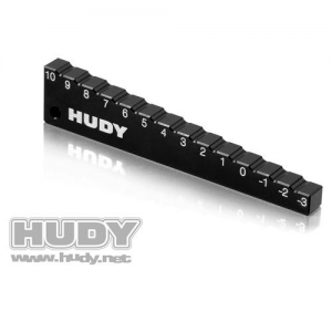 107712 HUDY CHASSIS DROOP GAUGE -3 TO 10 MM FOR 1/10 CARS (10 MM)