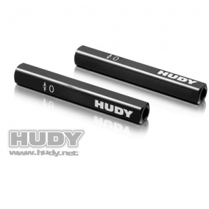 107702 HUDY CHASSIS DROOP GAUGE SUPPORT BLOCKS (10 MM) FOR 1/10 (2) -