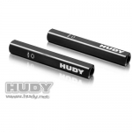 107702 HUDY CHASSIS DROOP GAUGE SUPPORT BLOCKS (10 MM) FOR 1/10 (2) -