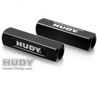 107701 HUDY CHASSIS DROOP GAUGE SUPPORT BLOCKS (20 MM) FOR 1/8 (2)