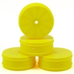 J-3365Y (4PC 한대분) JConcepts 10mm Hex Bullet 60mm Front Wheels (4) (22/22 2.0)(Yellow)