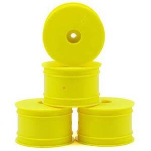 J-3326Y (4PC 한대분) JConcepts 12mm Hex Mono 2.2 Hex Rear Wheels (4) (TLR 22) (Yellow)