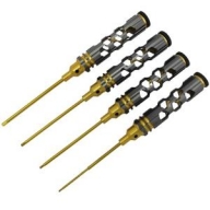 DTT02006 (티탄 팁) Titanium Coated Tips Allen Wrench Set - Ink Gold Honeycomb 4pcs (Hex1.5/2.0/ 2.5/3.0mm)