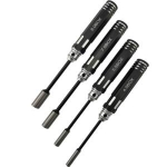 DTT11021 (HSS 팁) Nut Drivers Set - Black A 4pcs (4.0, 5.5, 7.0, 8.0mm)