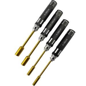 DTT11019 (티탄 팁) Nut Drivers Set - Black 4pcs (4.0, 5.5, 7.0, 8.0mm)