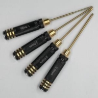DTT11005 (티탄 팁) Classic Allen Wrench Set - Black Gold 4pcs Hex1.5/2.0/2.5/3.0mm Ti-Tips