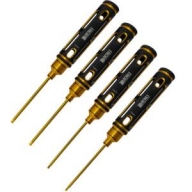 DTT02022 (티탄 팁) Allen Wrench Set - Black Gold Big Handle 4pcs (Hex 1.5, 2.0, 2.5, 3.0mm)