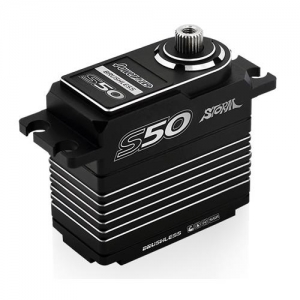 S50 (산와 SSR 대응) Metal Case HV, Brushless Servos 50Kg / 0.1sec (Titanium Gear)