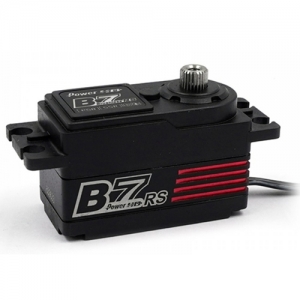 B7RS-RED B7 REVOLUTION PRO LOW-PROFILE BRUSHLESS HIGH VOLTAGE SERVO / 13.0 kg, 0.065 sec